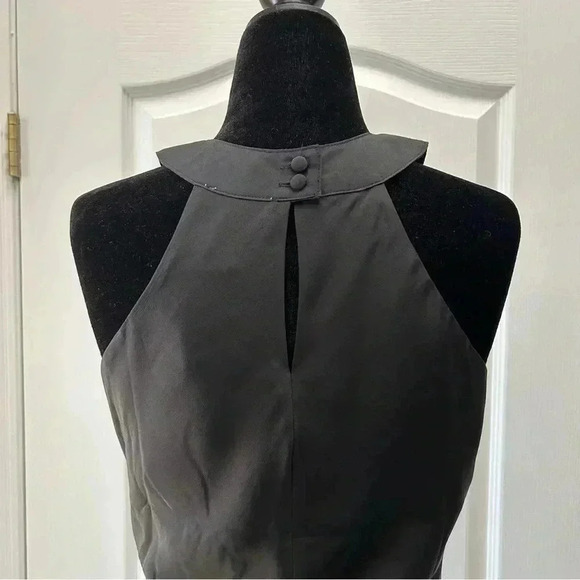 Ricki’s Blouse Sleeveless Peplum Halter Neckline Flowy Top Black Size 0/XS NWT - Picture 7 of 14